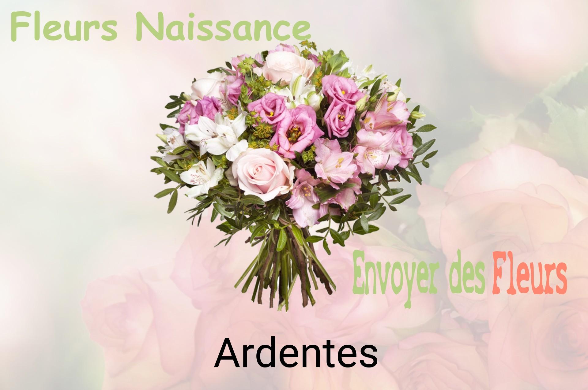 Bouquet de fleurs de naissance livré à Ardentes